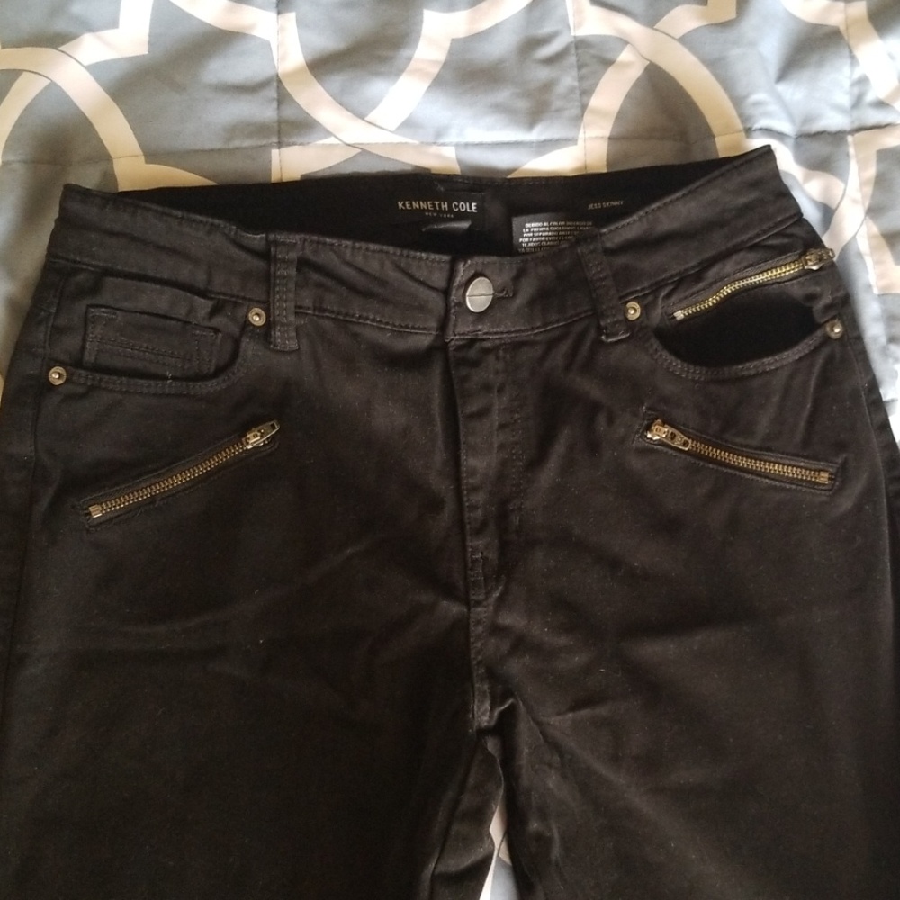 Kenneth Cole - Jess Moto Stretch Skinny Jeans